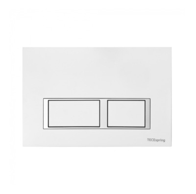 Панель смыва TECESprin с прямоугольными кнопками, белый глянцевый арт. 9940203